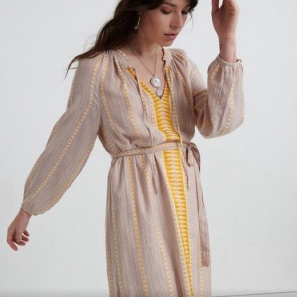 Lucky Brand Large boho textured dress